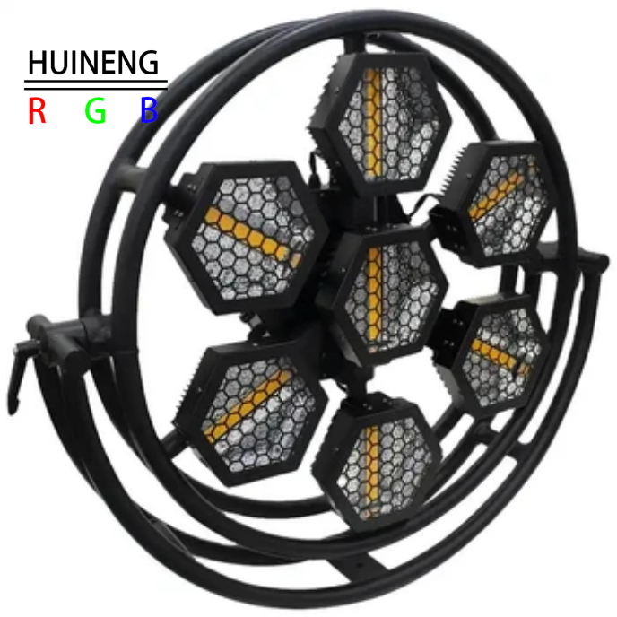 7 luces retro LED mini píxeles